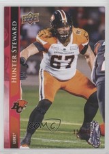 2021 Upper Deck CFL Red 137/165 Hunter Steward #79 0sh0