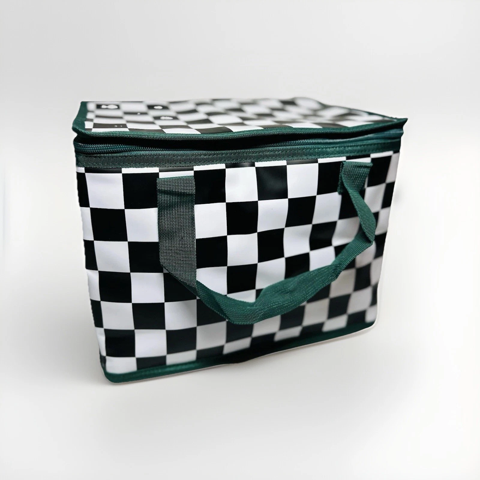 405 FL OZ /12 L Soft Sided Cooler Checkered Drink Snack Cooler