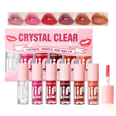 Yasovigi Lip Stain Oil Plumping Tint Moisturizing Gloss, Clear 