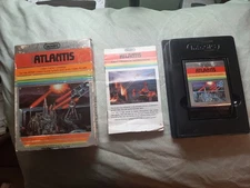 ATLANTIS for Atari 2600 - CIB / Complete in box w/manual - Works great!