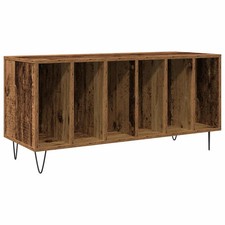 Record Cabinet Vinyl Record Storage Sideboard Cabinet Engineered Wood vidaXL