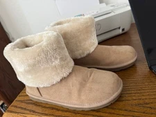 Arizona Jean Co. Boots Women’s AZ Size 8.5M Suede Faux Fur Lined