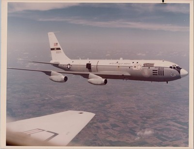 Vintage 8x10 Photo USAF RC-135 Rivet Joint Reconnaissance Aircraft