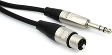 Hosa HXS-100 Pro Balanced Interconnect, REAN XLR3F to 1/4 in TRS, 100 ft