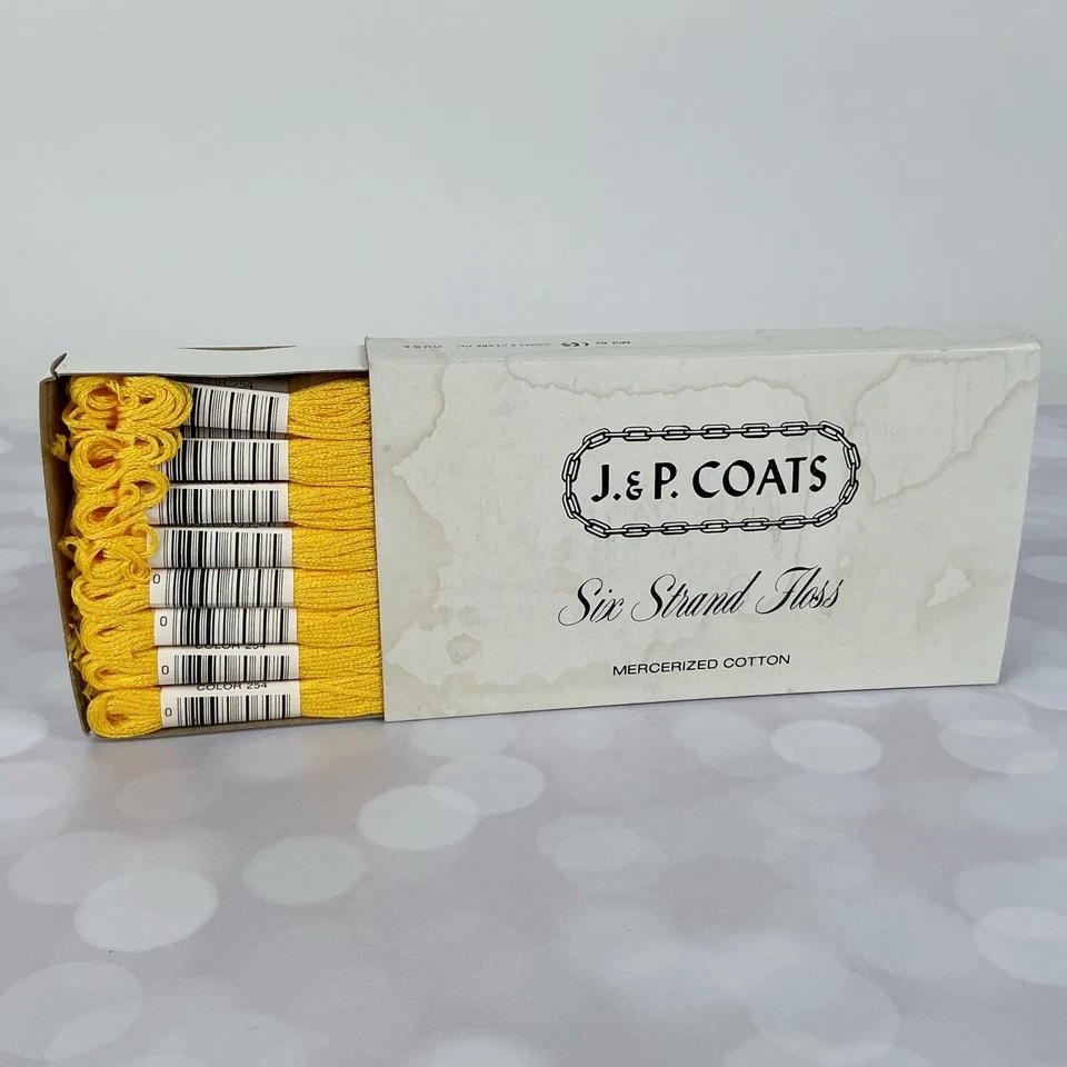 J&P Coats Embroidery Floss Deadstock Boxes - Choose Color - Image 3 of 4