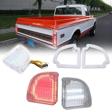 Clear Reverse Backup Light with Gaskets for 1967 Lens LED 