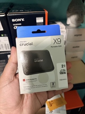 Crucial X9 2TB USB-A Portable External SSD