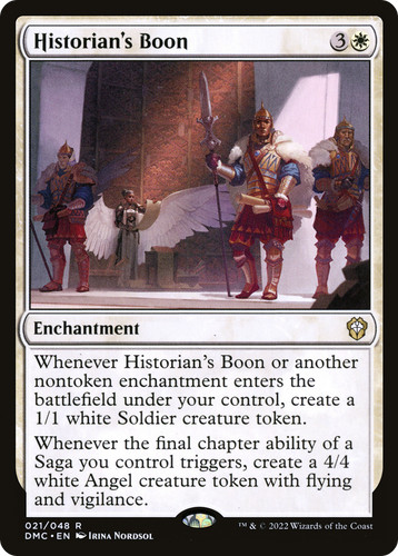 Historian's Boon 21/048 Commander: Dominaria United