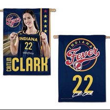 CAITLIN CLARK Indiana Fever WNBA 2-Sided 28x40 Outdoor House Flag Banner New