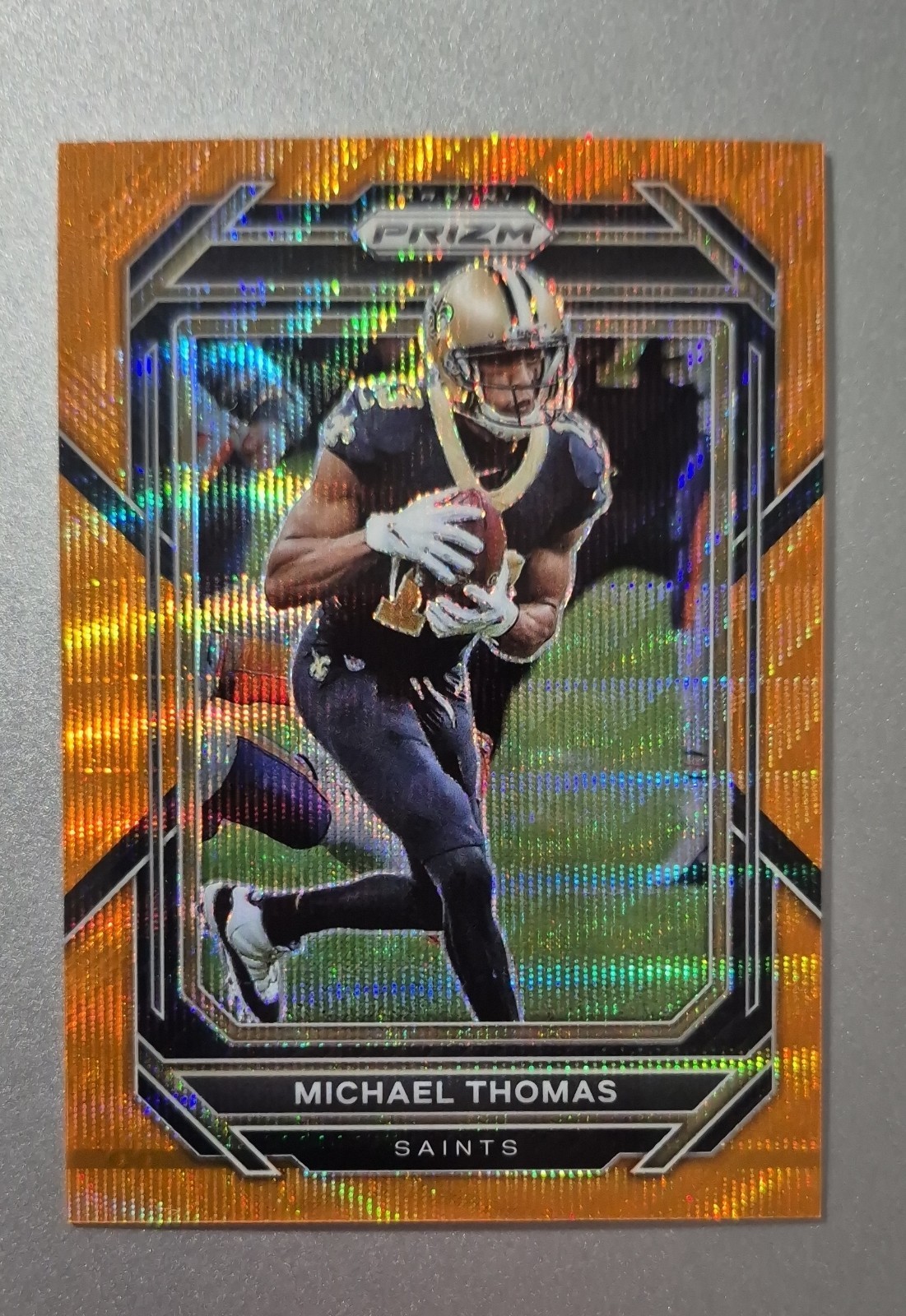2022 Panini Prizm - Michael Thomas #209 Orange Wave Prizm /60
