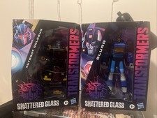 Transformers Shattered Glass Autobot Goldbug & Blurr Sealed