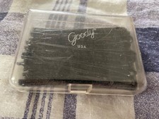 partial box 27 Goody vintage bobbie pins 3 inch in plastic case 1980s 