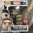 Funko Pop! Marvel #284 The Hulk And Bruce Banner Collectors Corps Exclusive Rare