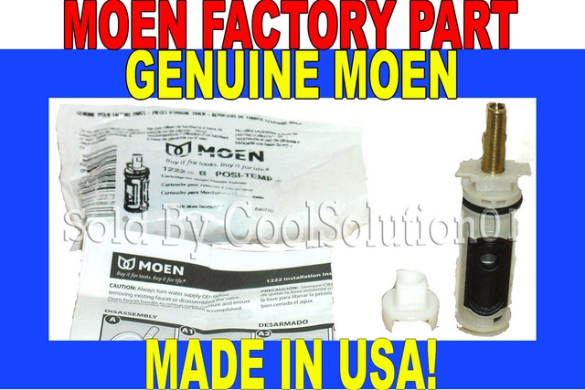 **NEW! GENUINE MOEN 1222 POSI-TEMP 1222B Factory Cartridge ...