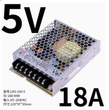1pcs MEAN WELL LRS-100-5 5V 18A Switching Power Supply 90W