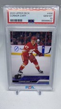 2023-24 Upper Deck Series 2 Connor Zary Young Guns PSA 10 RC #496