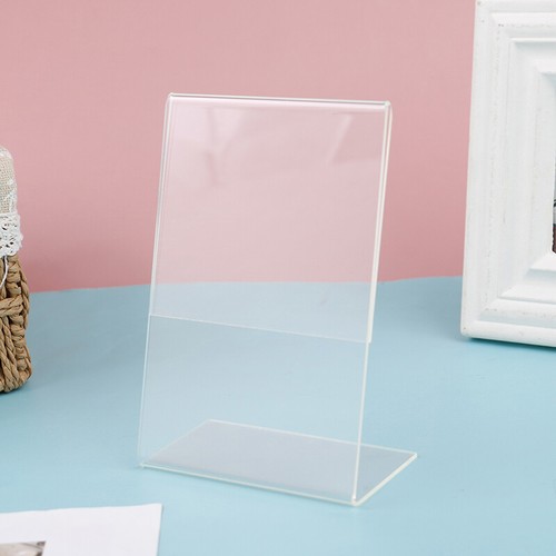 A6 Transparent Acrylic Display Stand Desk Shelf High Quality Display Card StaF9 - Bild 7 von 12
