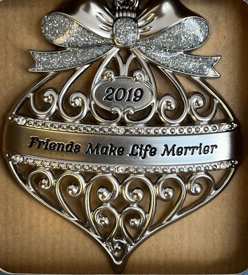 Regent Square Studio Design Friends Make Life Merrier 2019 Collectible Ornament