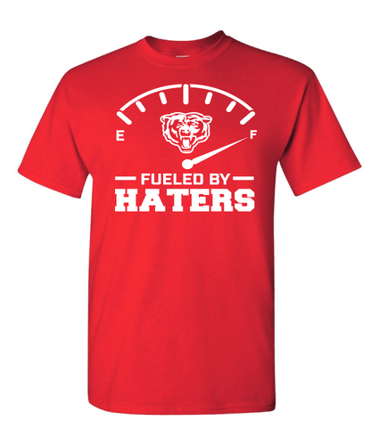 Chicago Bears Fueled By Haters T-Shirt Bears Sizes (S-5XL) & Youth Kids - Picture 11 of 12