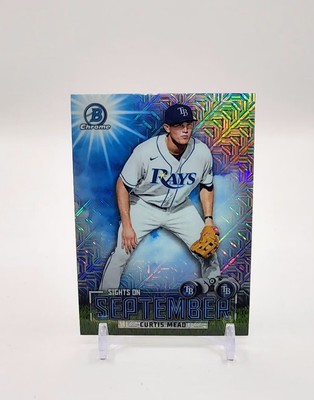 2023 Bowman Chrome Mojo Refractor Curtis Mead No. SOS-20 Sights On September