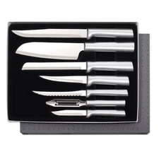 Rada S38 Kitchen Cutlery Knife Set 7pc SS blades, L/R hand use NEW + Free Item