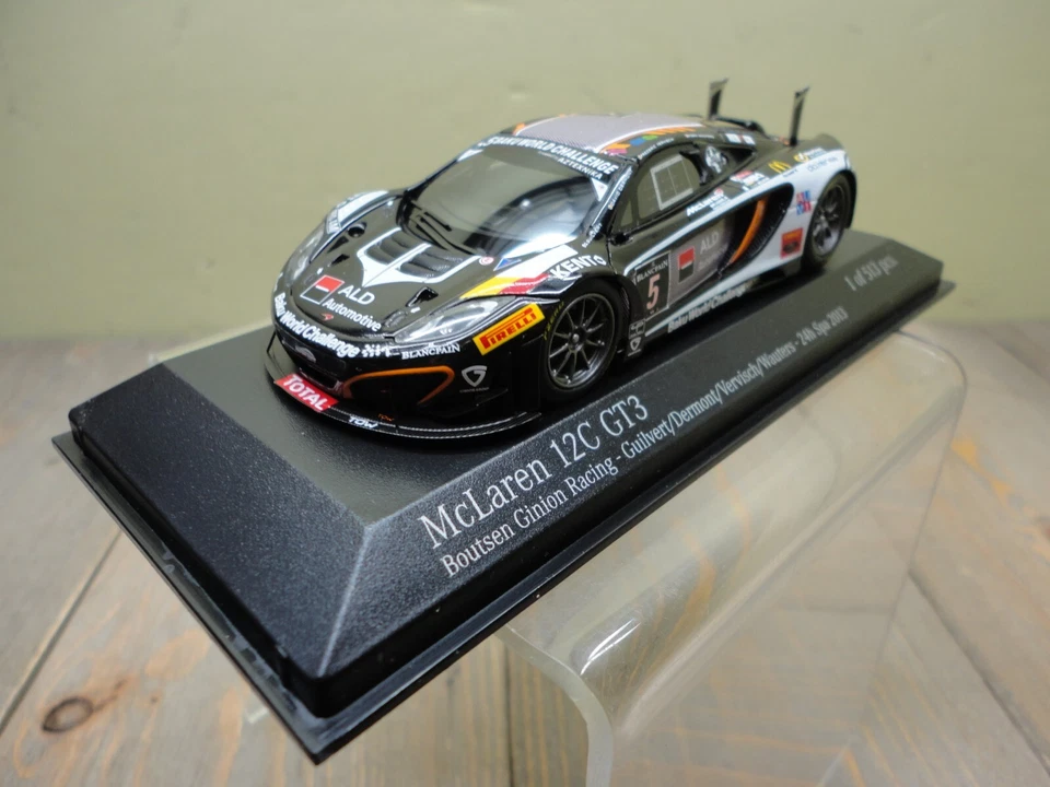 McLaren MP4/12C GT3 2013 1/43 Minichamps Boutsen Ginion Racing 24h Spa 437131305 Foto 3 de 4
