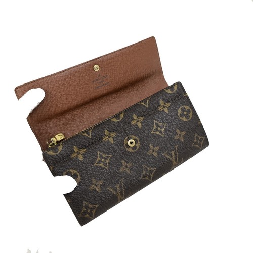 Portafoglio lungo Louis Vuitton Porte Monnaie Credit monogramma pelle M61726 05FB262 - Foto 8 di 16