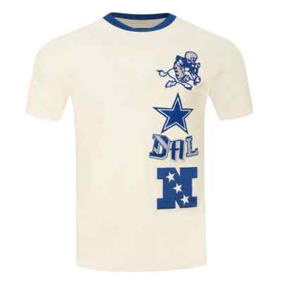 Pro Standard - NFL Dallas Cowboys Retro Cascade Men's Ringer Tee - Eggshell