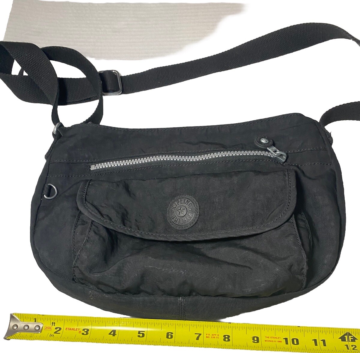 Kipling Black Medium Polyamide Syro Crossbody Tra… - image 13