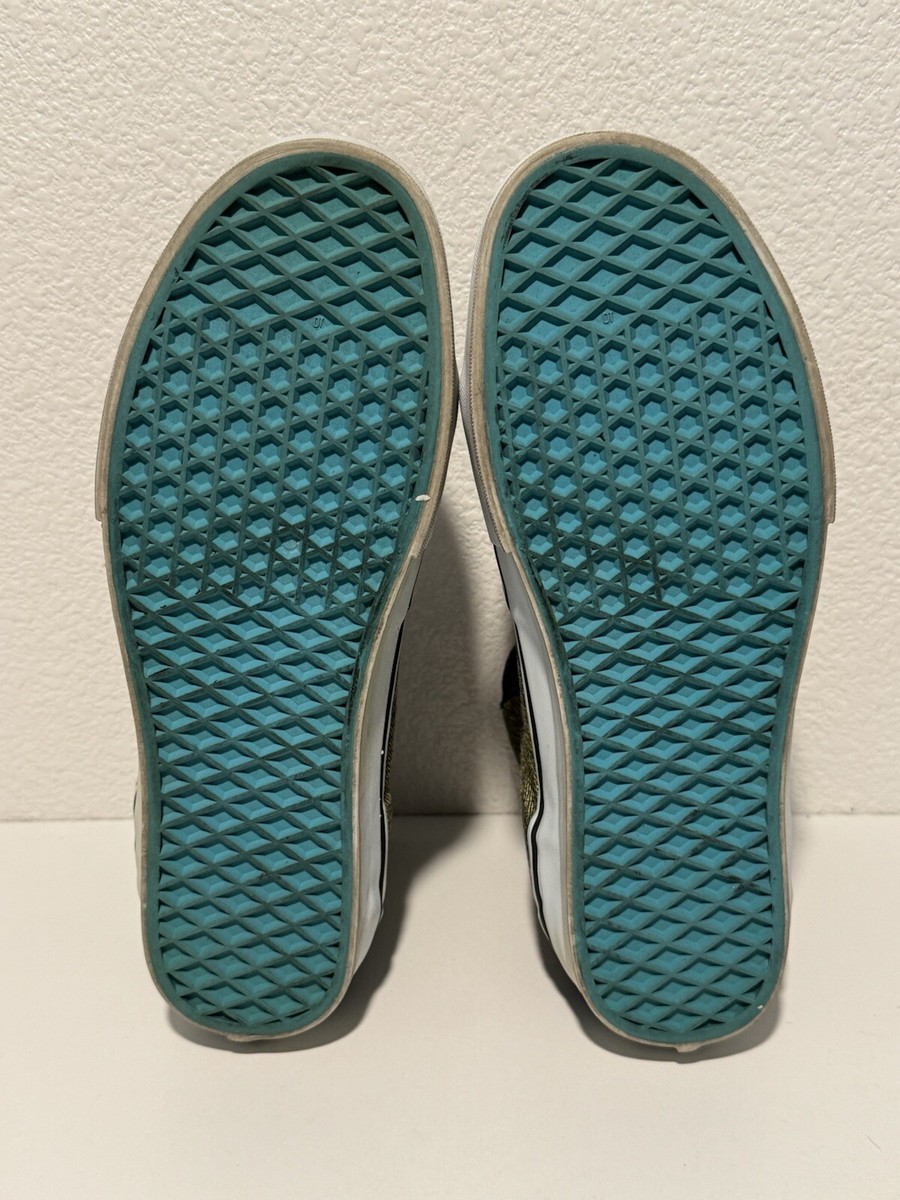 2006 VANS SK8-Hi LX LOOMSTATE SKATE SHOES SZ 8.5 BLUE DENIM POLKA DOTS SNEAKERS 2006 VANS SK8-Hi LX LOOMSTATE SKATE SHOES SZ 8.5 BLUE DENIM  main image 4