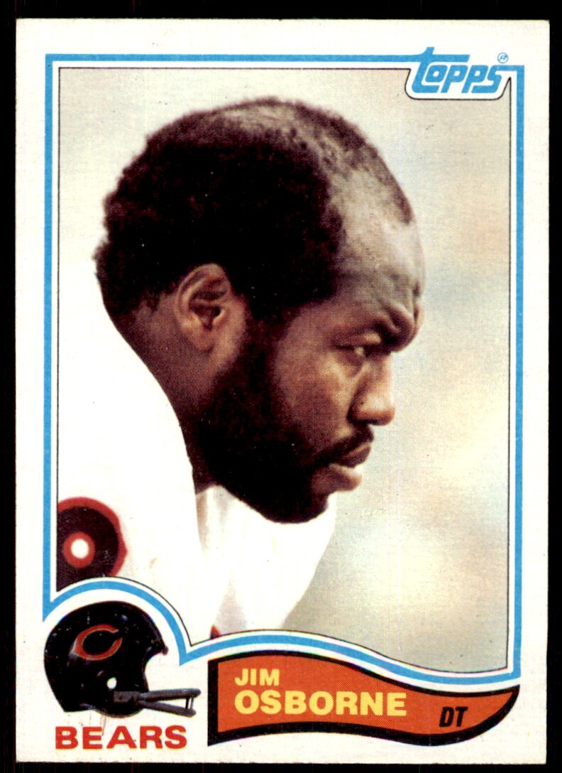 1982 Topps Jim Osborne Chicago Bears 300* eBay