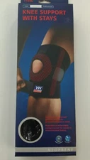 Wrap Around Knee Stabilizer Brace with Patella Support Adjustable 