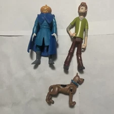 Scooby Doo (3) Figures Lot Character Options Shaggy, Headless  Horseman, Scooby