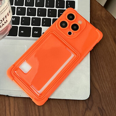 Copertina IPhone 16 15 14 Pro Max Custodia Morbida Antiurto Per IPhone 16 15 14 Pro MAX 13 12 11 - Porta Carte Integrato, Design Sottile E Protettivo Custodia IPhone 15 Apple - Foto 12