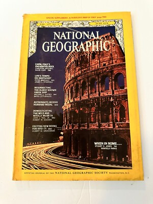 National Geographic Magazine June 1970 Capri Italy's Enchanted Rock Vol 137 No 6