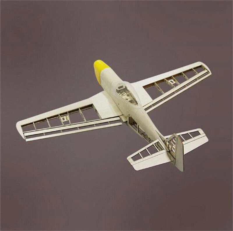 RC Plane Balsa Laser Cut Accessories Skin Wood Airplane Model P51 Kit Hardware - Image 2 of 4