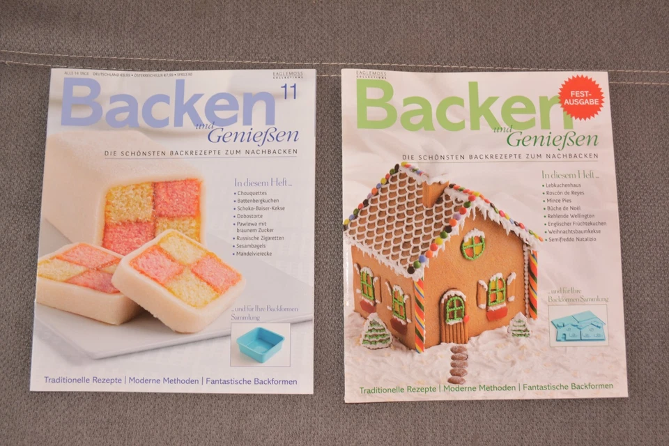 Backen & Genießen Backrezepte Backbücher + viele Silikon Backform - Bild 2 von 4