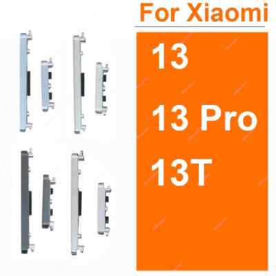 For Xiaomi 13 13T Pro On OFF Power Volume Side Button Replacement Repair Parts