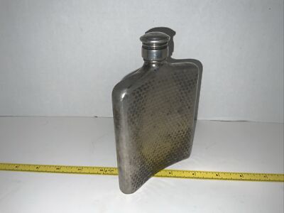 Godinger Silverplated Bacchus Ornate Whisky Flask “GREAT Godinger Silverplated Bacchus Ornate Whisky Flask “GREAT