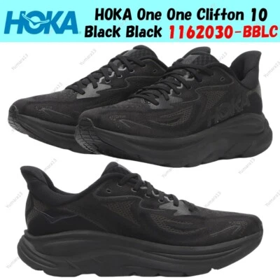 Taille homme HOKA One One Clifton 10 noir noir 1162030-BBLC - Photo 1/4