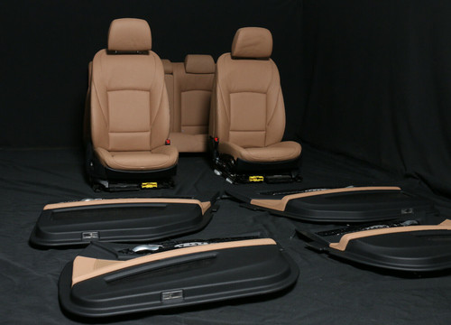 BMW 7 series F02 Lang leather seats interior RHD cars brown Lederausstattung