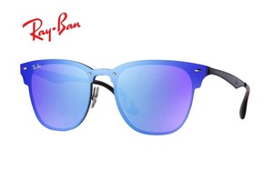 blue violet mirrored ray bans