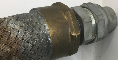 ECLK221 MISC 3/4-INCH AND 21-INCHES FLEXIBLE LENGTH BRASS COUPLING WITH UNF FEMA - Bild 3 von 5