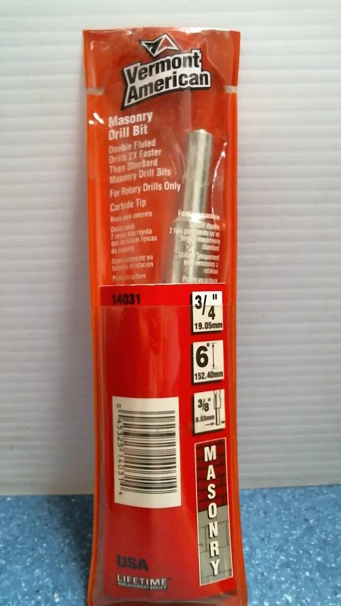 Vermont american masonry drill bits deals
