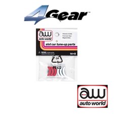Auto World 4Gear Front / Rear Read Magnet 6 Pack : 1:64 / HO Scale Slot Car