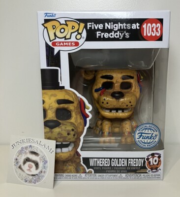 Five Nights at Freddy's 10th Anniversary #1033 Withered Golden
