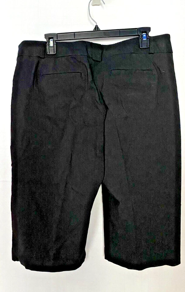 Pantalones Cortos Elásticos STYLE & CO Negros Talla 16 Forrados Foto 3 de 3