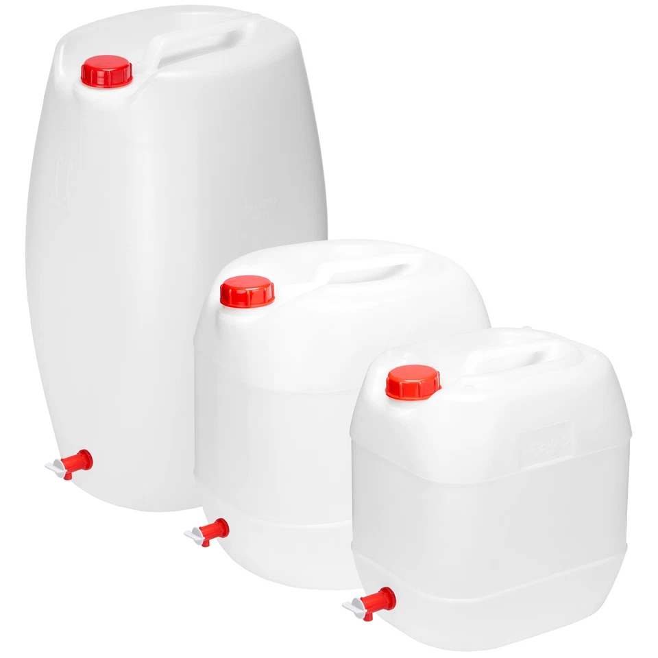 GARRONDA Wasserkanister mit Hahn BPA-frei Wassertank Camping Kanister 20L 30L 60L