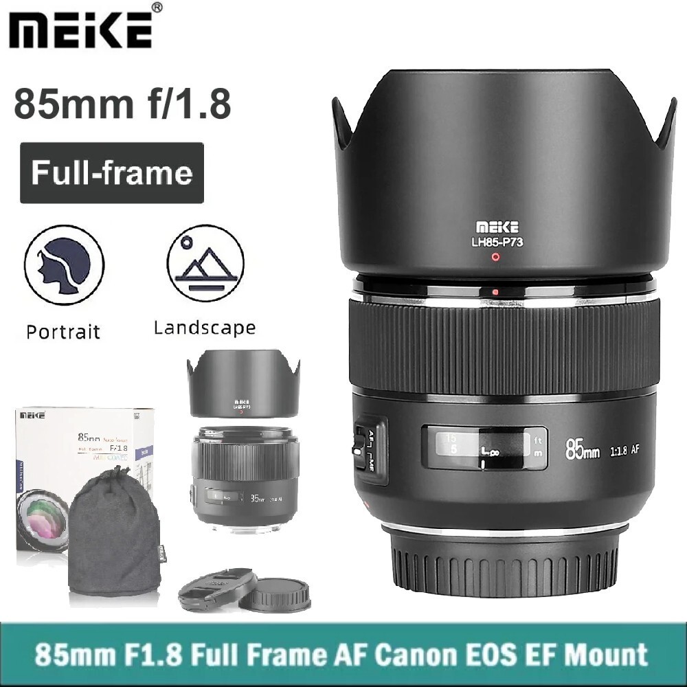 Meike 85mm Full Frame Auto Focus Portrait Prime Lens For