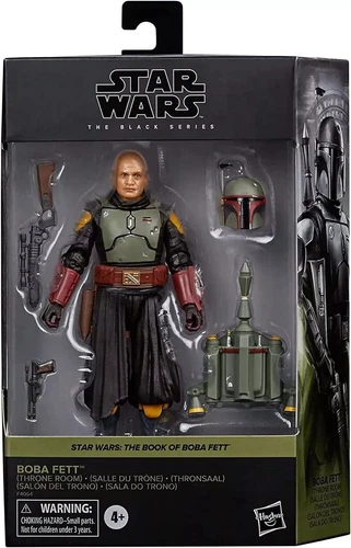 Hasbro STAR WARS The Black Series Boba Fett (Throne Room) Toy 6-Inch-Scale